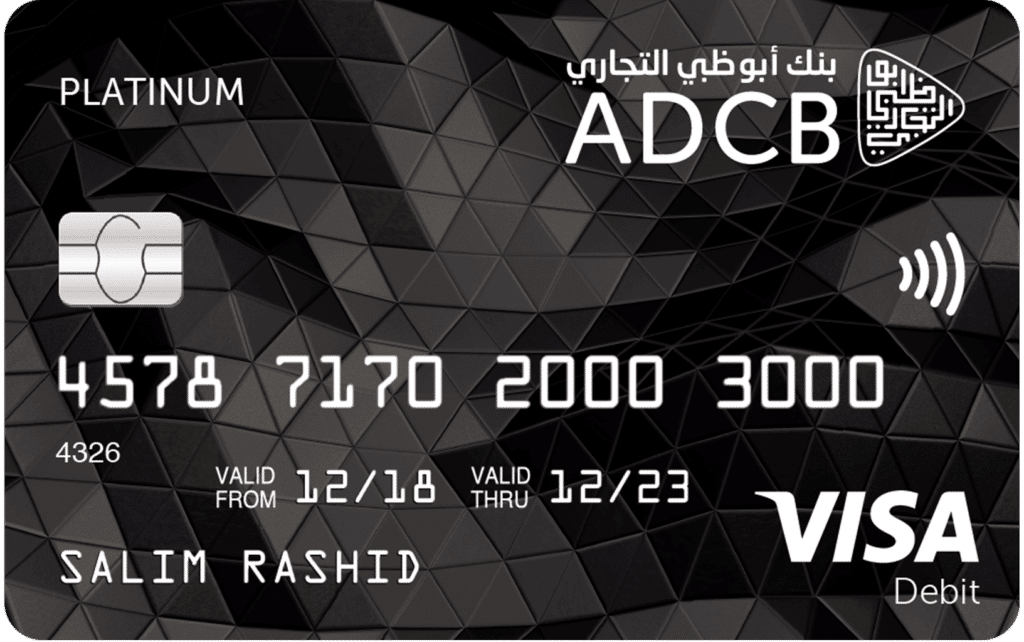 ADCB | CARDS Enjoy a rewarding experience when using any of our debit or credit cards. ALL CREDIT DEBIT PREPAID classic debit card Platinum debit card Signature debit Card classic credit card gold credit card platinum credit card Infinite Credit Card Corporate Business Credit card prepaid card classic credit card gold credit card platinum credit card Infinite