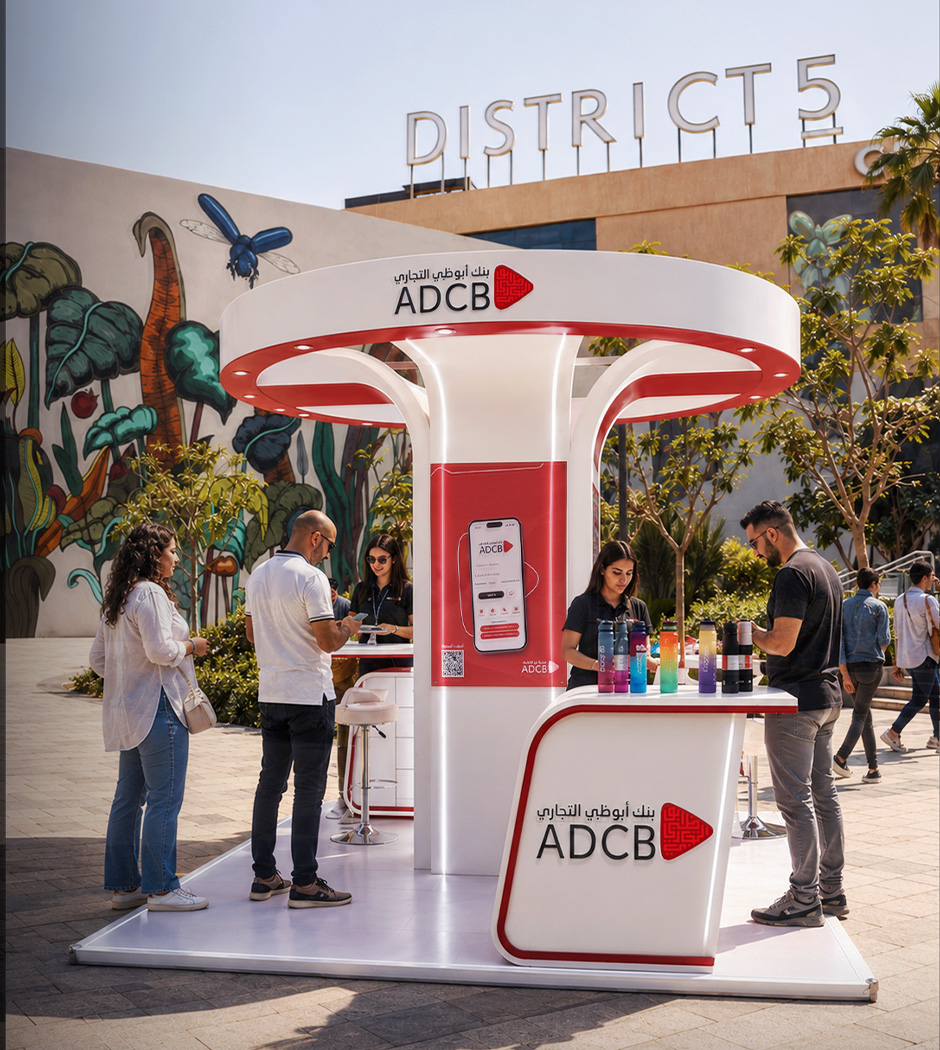 ADCB | زورونا في مول District 5 – القاهرة الجديدة يوميًا من 2 إلى 30 سبتمبر 2026 لتحصل على جوائز مميزة.